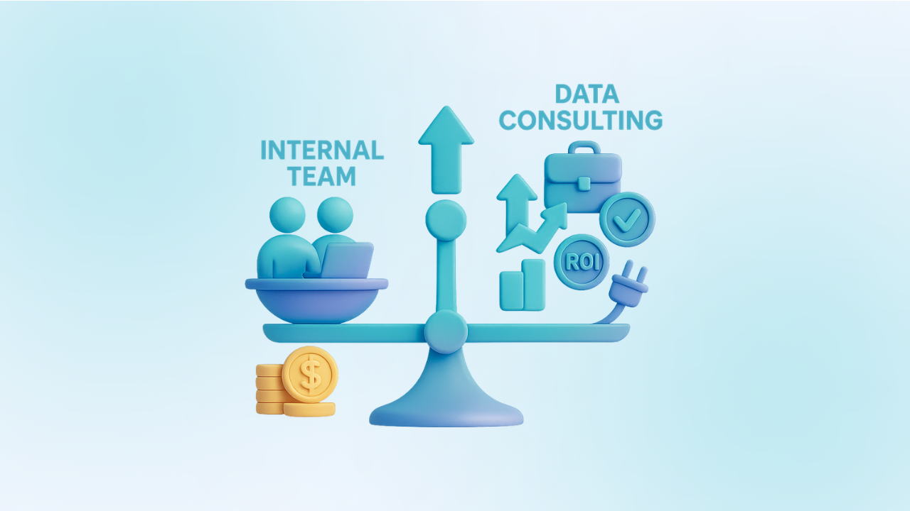 Consultoria de Dados vs. Time Interno: qual modelo gera mais valor para o negócio