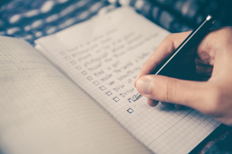 Checklist de avaliação usado para escolher uma consultoria de dados