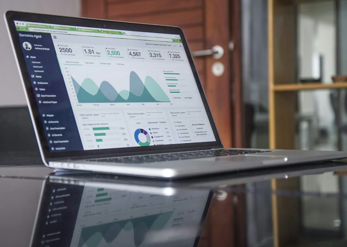 Notebook exibindo dashboard de dados, a camada de Power BI dentro do Microsoft Fabric